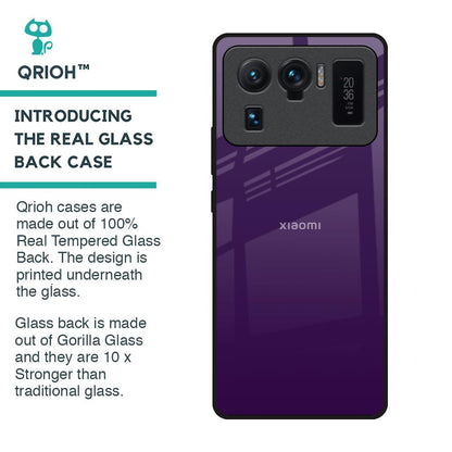 Dark Purple Glass Case for Mi 11 Ultra