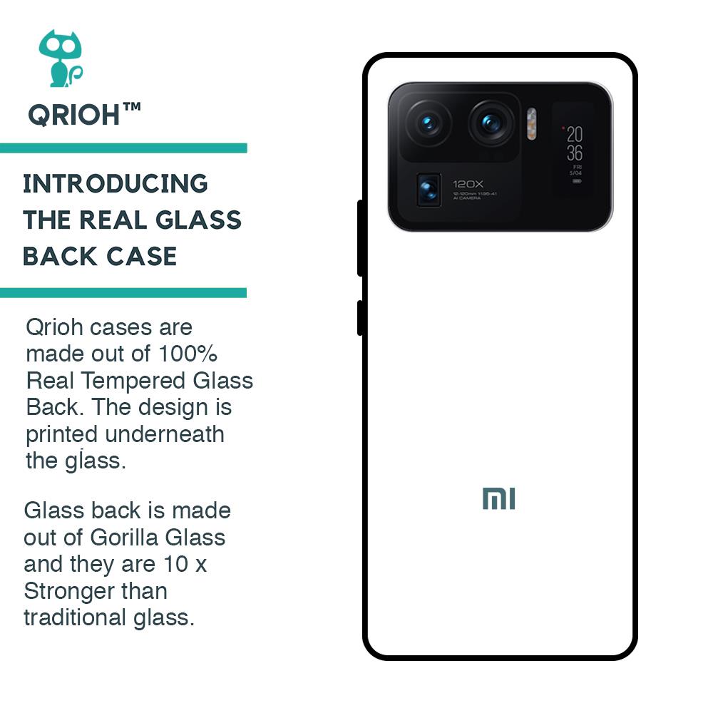 Arctic White Glass Case for Mi 11 Ultra
