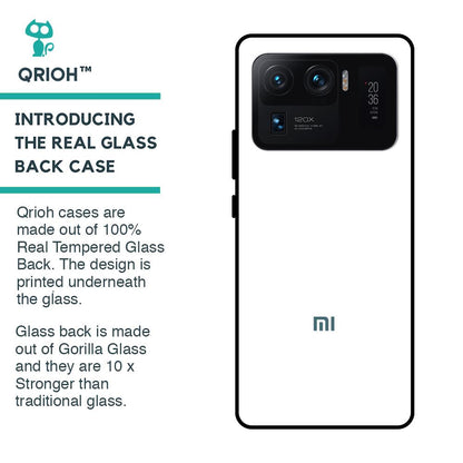 Arctic White Glass Case for Mi 11 Ultra