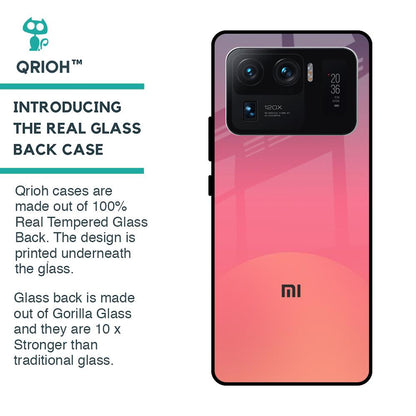 Sunset Orange Glass Case for Mi 11 Ultra