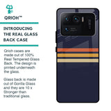 Tricolor Stripes Glass Case For Mi 11 Ultra