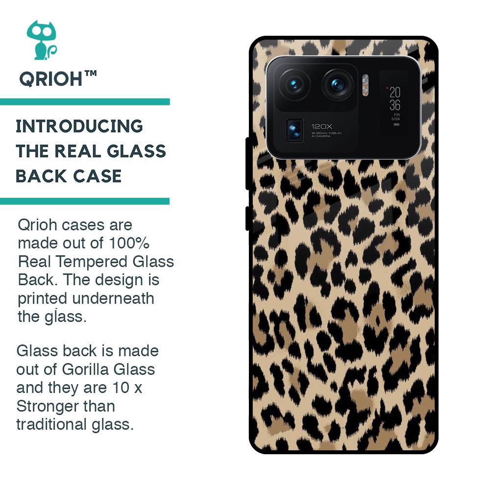 Leopard Seamless Glass Case For Mi 11 Ultra