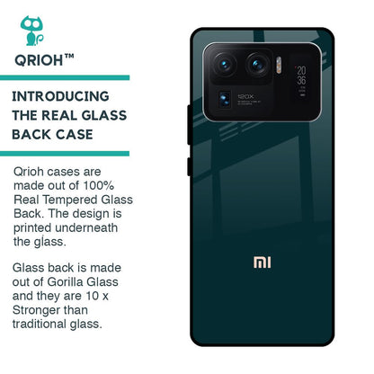 Hunter Green Glass Case For Mi 11 Ultra