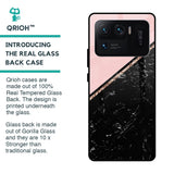 Marble Texture Pink Glass Case For Mi 11 Ultra