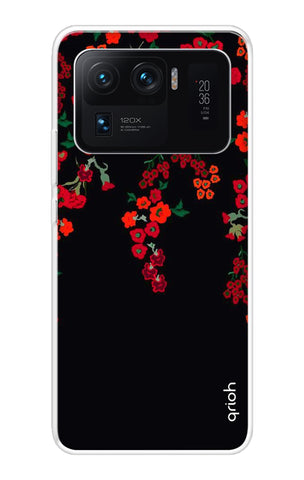 Floral Deco Mi 11 Ultra Back Cover