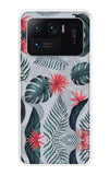 Retro Floral Leaf Mi 11 Ultra Back Cover