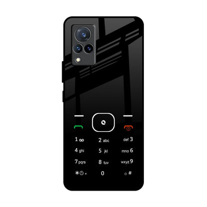 Classic Keypad Pattern Vivo V21 Glass Back Cover Online
