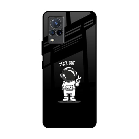 Peace Out Astro Vivo V21 Glass Back Cover Online