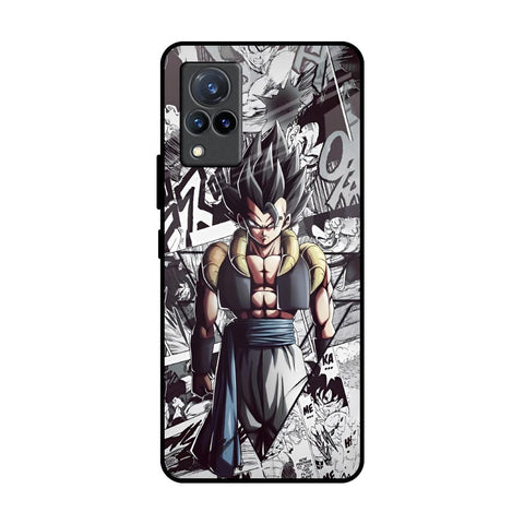 Dragon Anime Art Vivo V21 Glass Back Cover Online