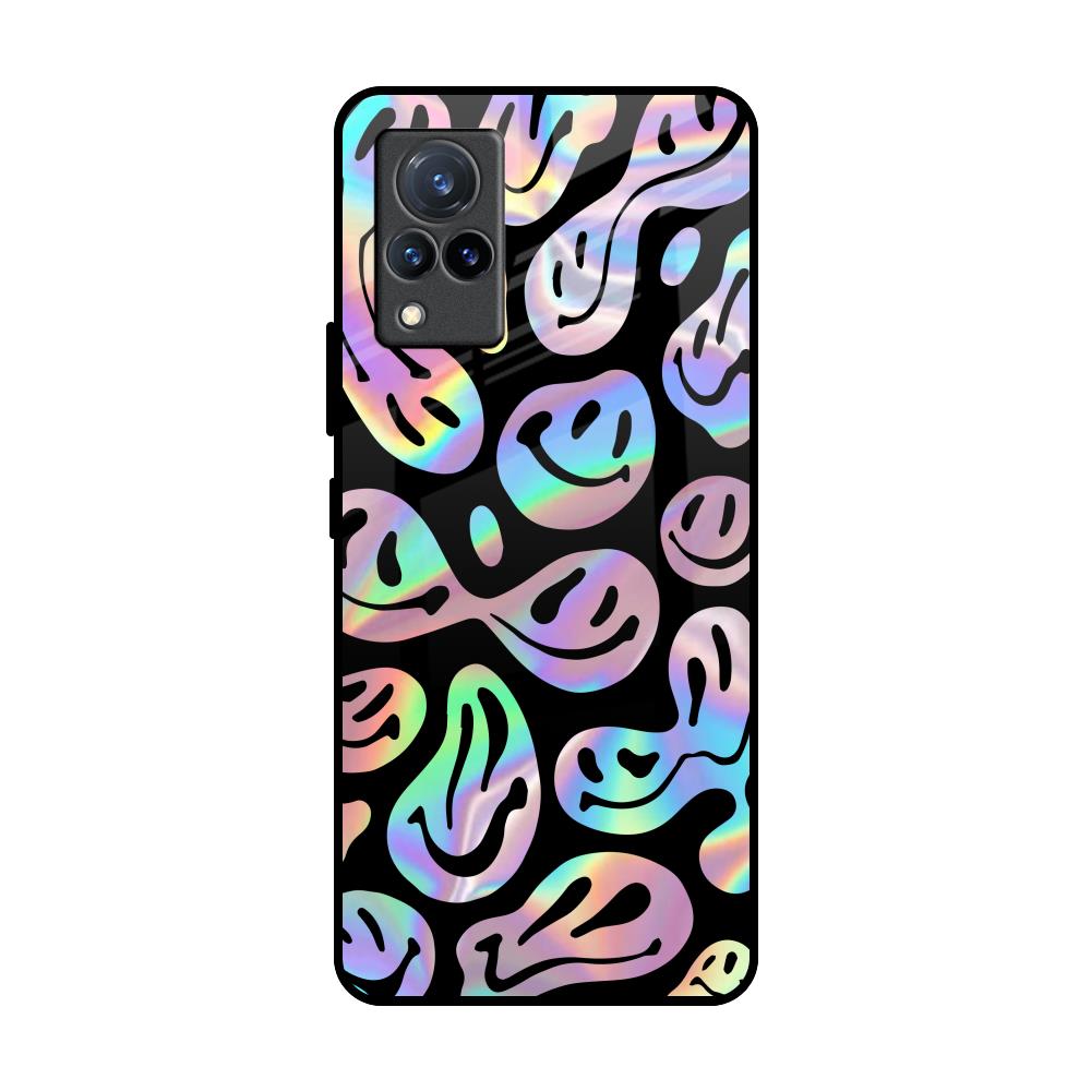 Acid Smile Vivo V21 Glass Back Cover Online