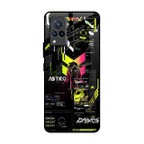 Astro Glitch Vivo V21 Glass Back Cover Online