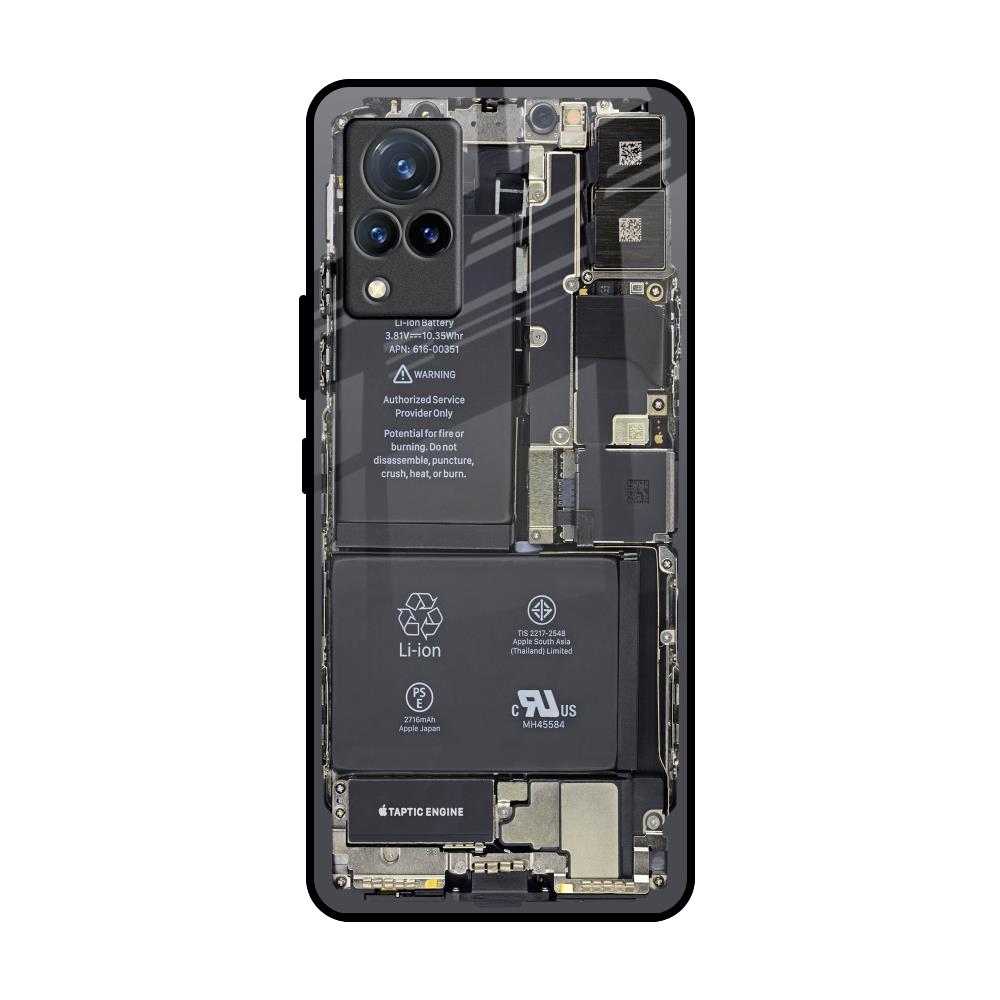 Skeleton Inside Vivo V21 Glass Back Cover Online