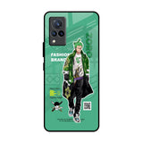 Zoro Bape Vivo V21 Glass Back Cover Online