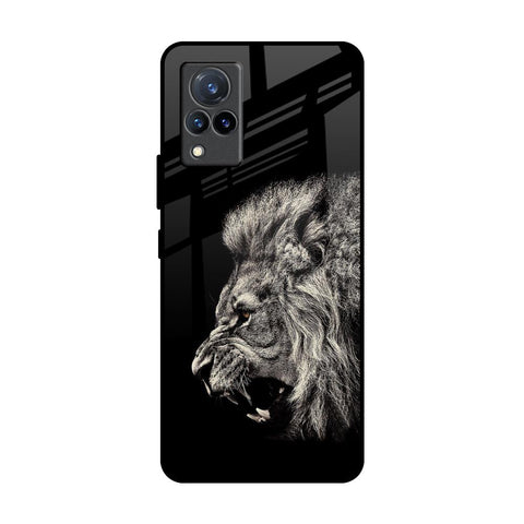 Brave Lion Vivo V21 Glass Back Cover Online