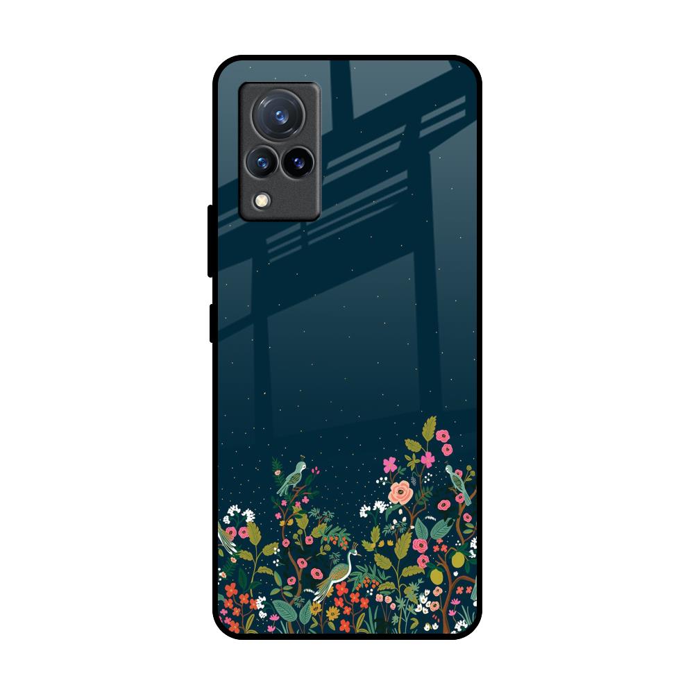 Small Garden Vivo V21 Glass Back Cover Online