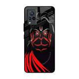 Lord Hanuman Vivo V21 Glass Back Cover Online