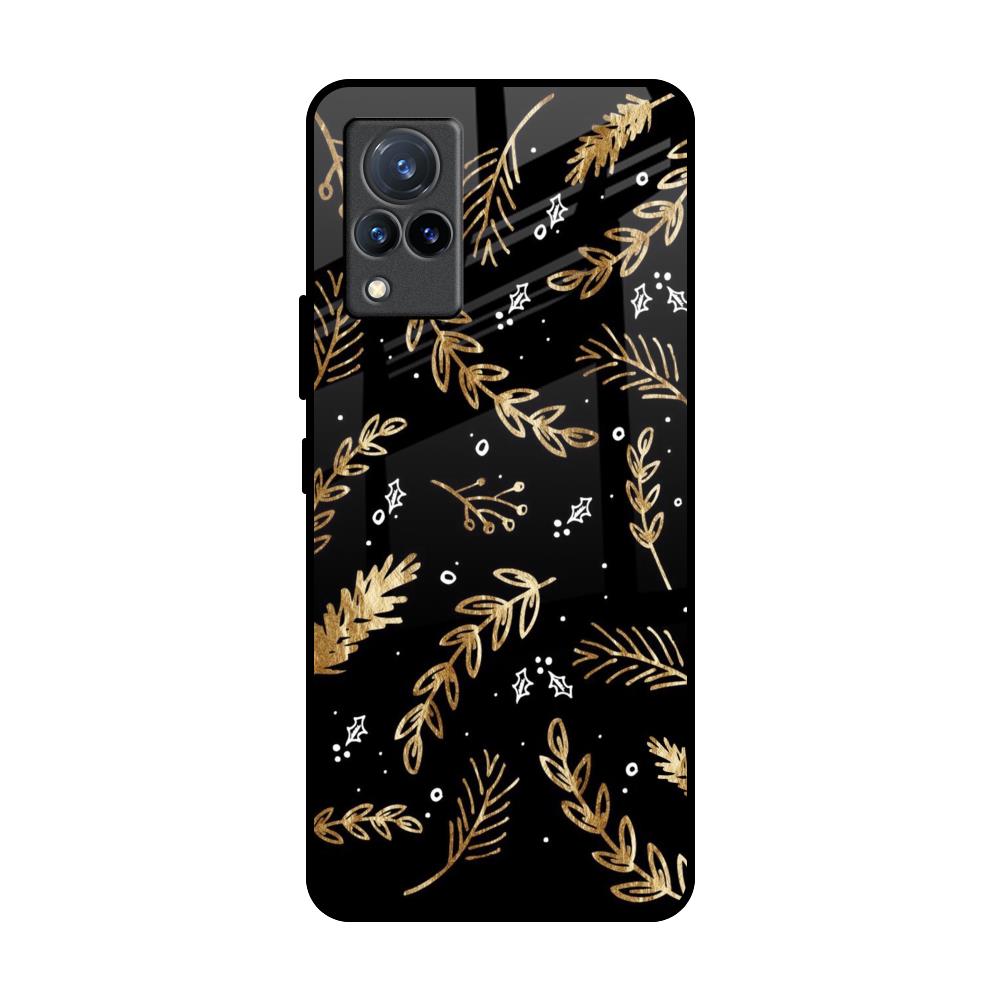 Autumn Leaves Vivo V21 Glass Back Cover Online