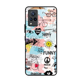 Just For You Vivo V21 Glass Back Cover Online