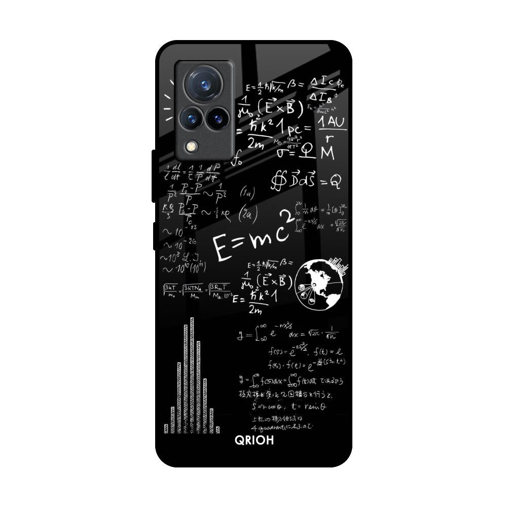 Funny Math Vivo V21 Glass Back Cover Online