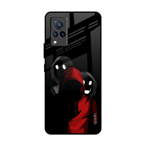 Shadow Character Vivo V21 Glass Back Cover Online