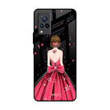 Fashion Princess Vivo V21 Glass Back Cover Online