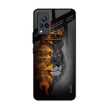 King Of Forest Vivo V21 Glass Back Cover Online