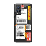 Cool Barcode Label Vivo V21 Glass Back Cover Online