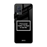 Dope In Life Vivo V21 Glass Back Cover Online