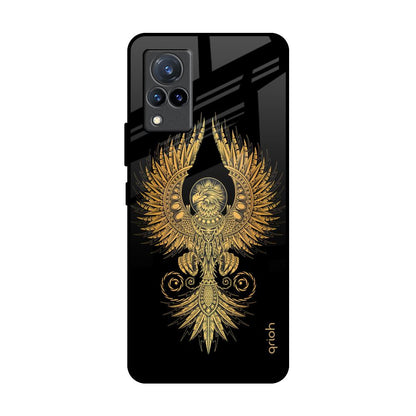Mythical Phoenix Art Vivo V21 Glass Back Cover Online