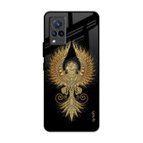 Mythical Phoenix Art Vivo V21 Glass Back Cover Online