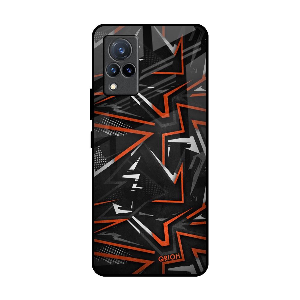 Vector Art Vivo V21 Glass Back Cover Online