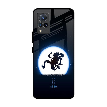 Luffy Nika Vivo V21 Glass Back Cover Online