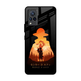 Luffy One Piece Vivo V21 Glass Back Cover Online