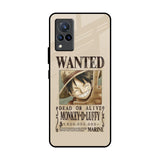 Luffy Wanted Vivo V21 Glass Back Cover Online