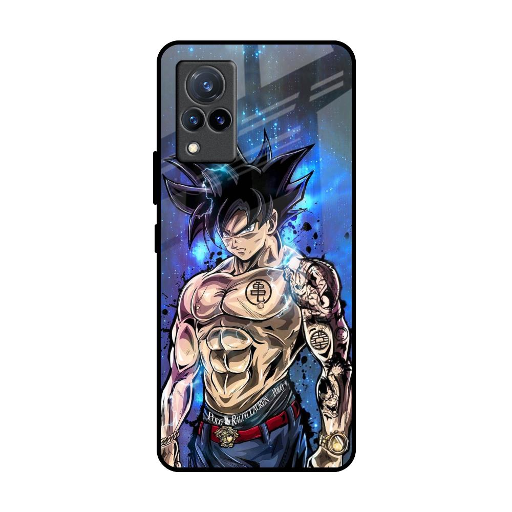 Branded Anime Vivo V21 Glass Back Cover Online