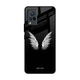 White Angel Wings Vivo V21 Glass Back Cover Online