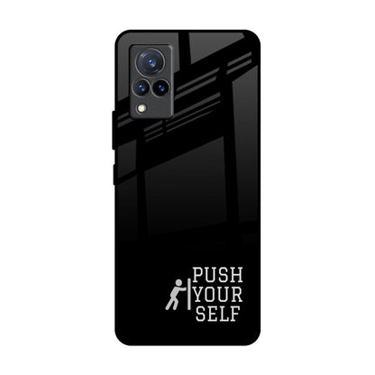 Push Your Self Vivo V21 Glass Back Cover Online
