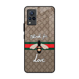 Blind For Love Vivo V21 Glass Back Cover Online