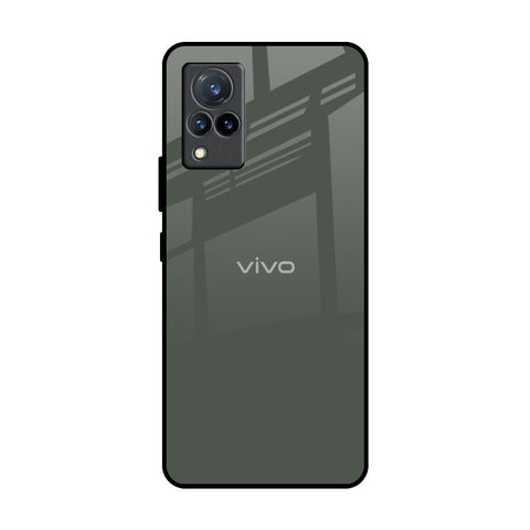 Charcoal Vivo V21 Glass Back Cover Online