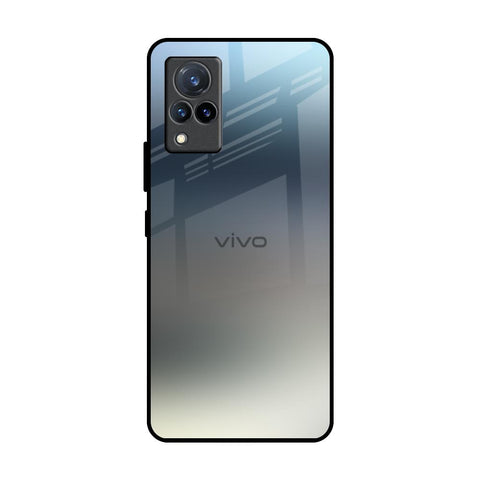 Tricolor Ombre Vivo V21 Glass Back Cover Online