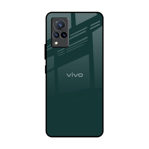 Olive Vivo V21 Glass Back Cover Online