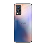 Blue Mauve Gradient Vivo V21 Glass Back Cover Online