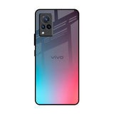 Rainbow Laser Vivo V21 Glass Back Cover Online