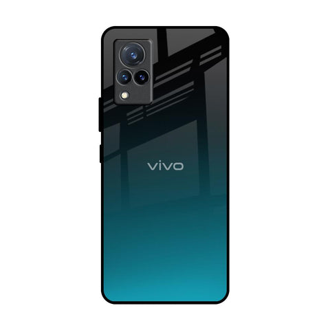 Ultramarine Vivo V21 Glass Back Cover Online