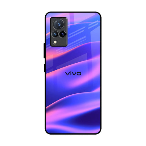 Colorful Dunes Vivo V21 Glass Back Cover Online