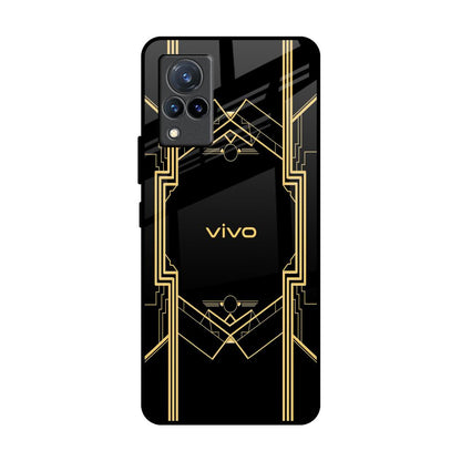 Sacred Logo Vivo V21 Glass Back Cover Online