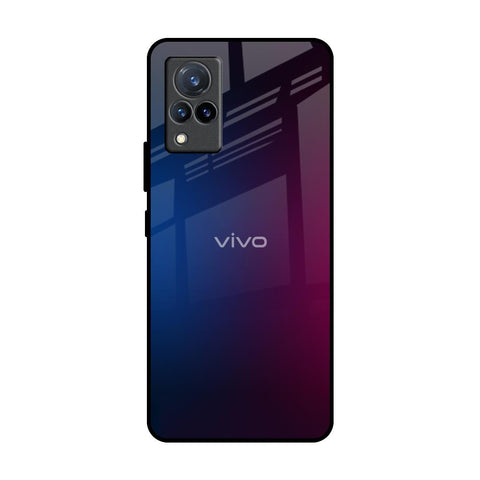 Mix Gradient Shade Vivo V21 Glass Back Cover Online