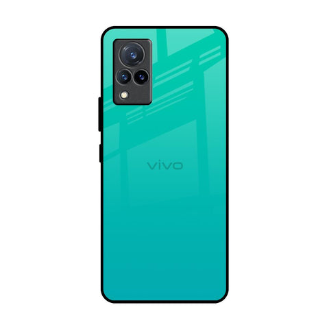 Cuba Blue Vivo V21 Glass Back Cover Online