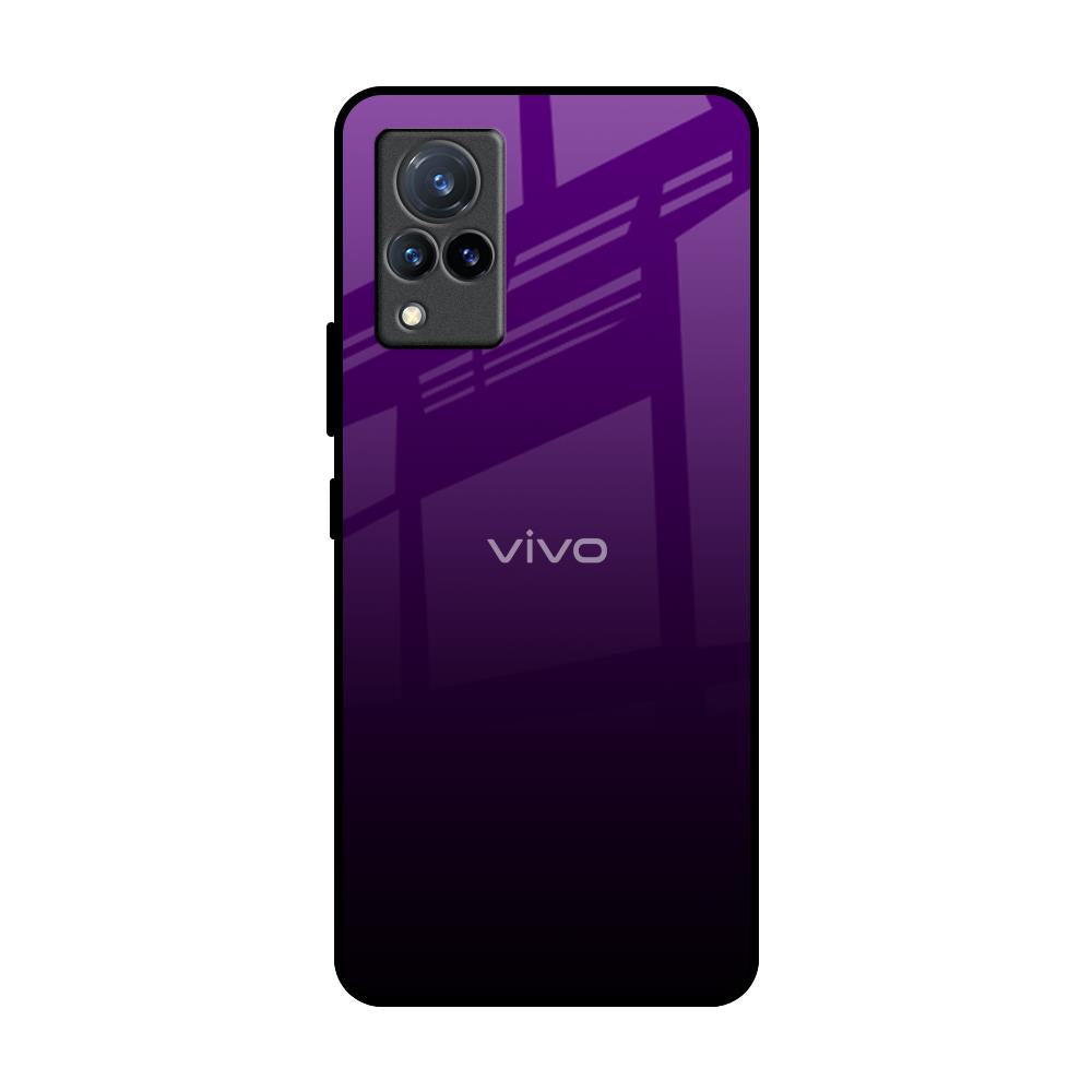 Harbor Royal Blue Vivo V21 Glass Back Cover Online