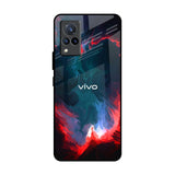 Brush Art Vivo V21 Glass Back Cover Online